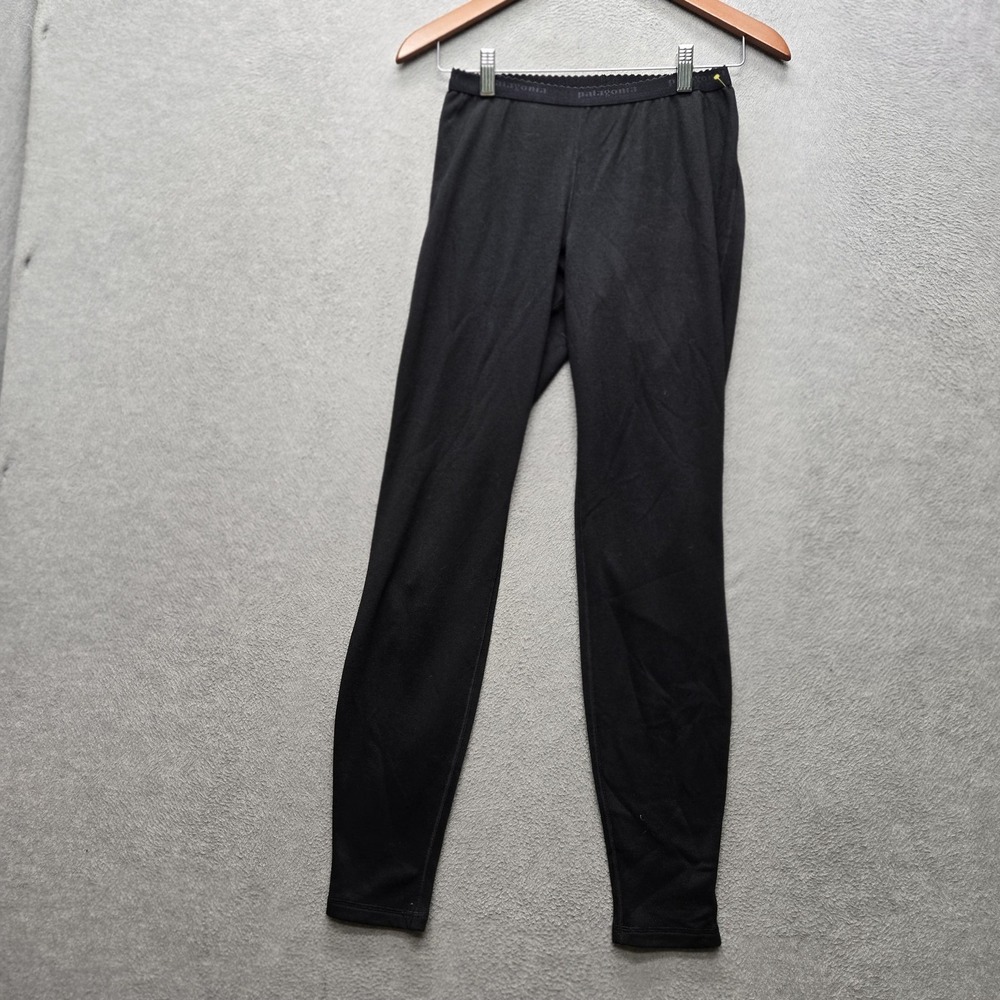 Patagonia Women Pants S Black Base Layer Capilene Performance